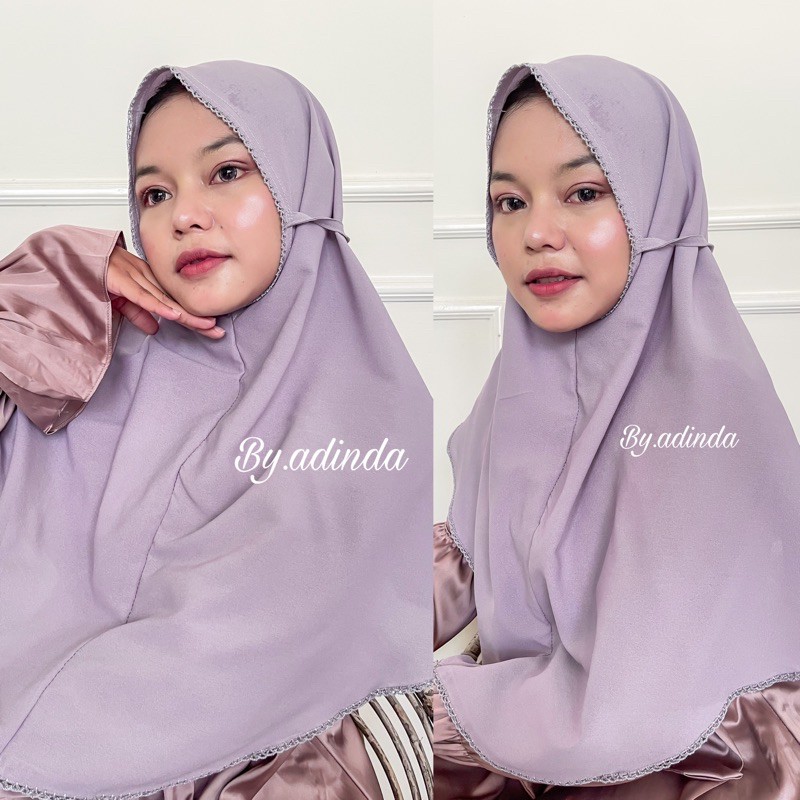 Bergo Crochet Picot maryam Hijab instant diamond