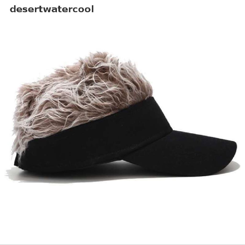 Deid 1pc Topi Baseball Dengan Hiasan Bulu Imitasi Untuk Pesta Halloween