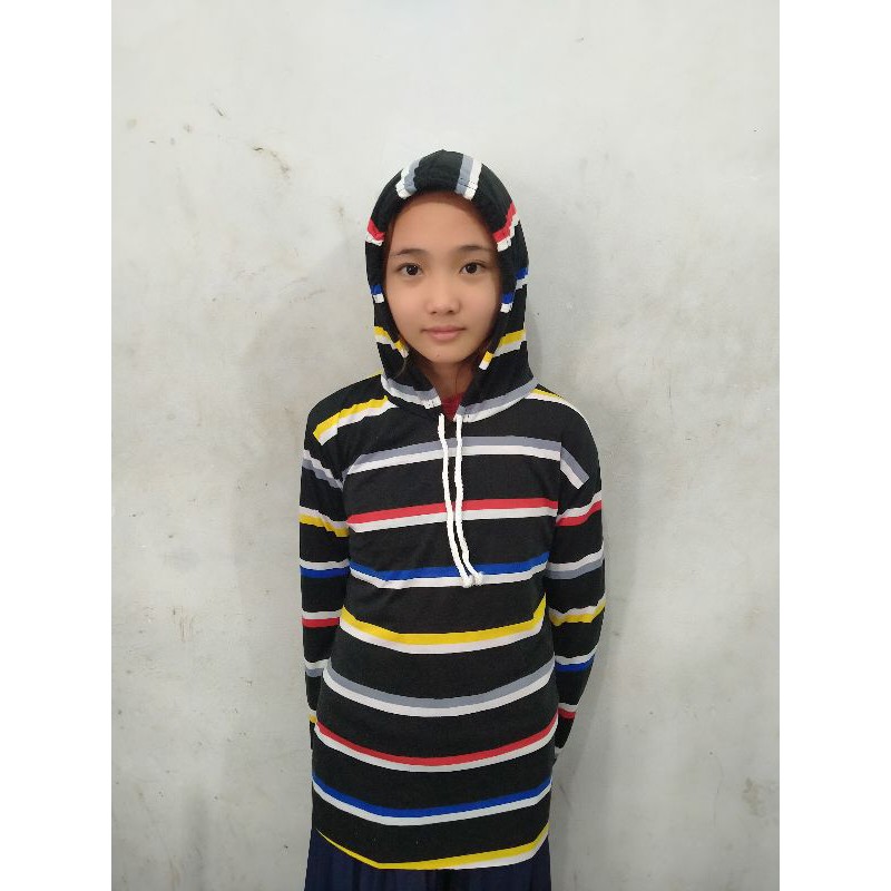 SWEATER LONG SALUR RAINBOW