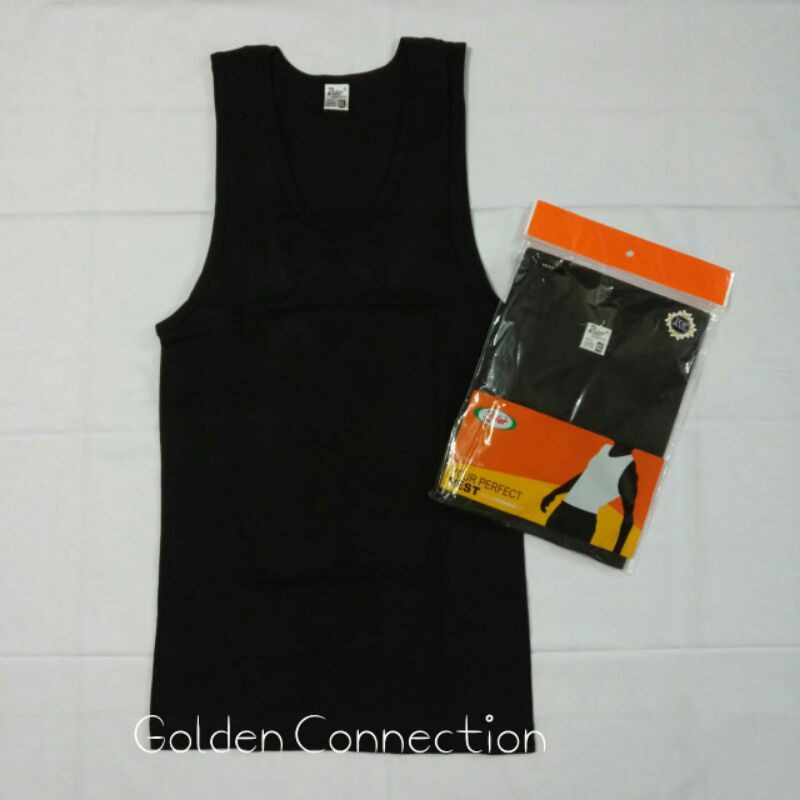 Kaos Singlet Rider Hitam R224B