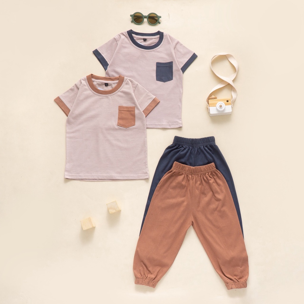 SET POCKET DAILYWEAR SETELAN ANAK 1-6 Th Setelan Anak