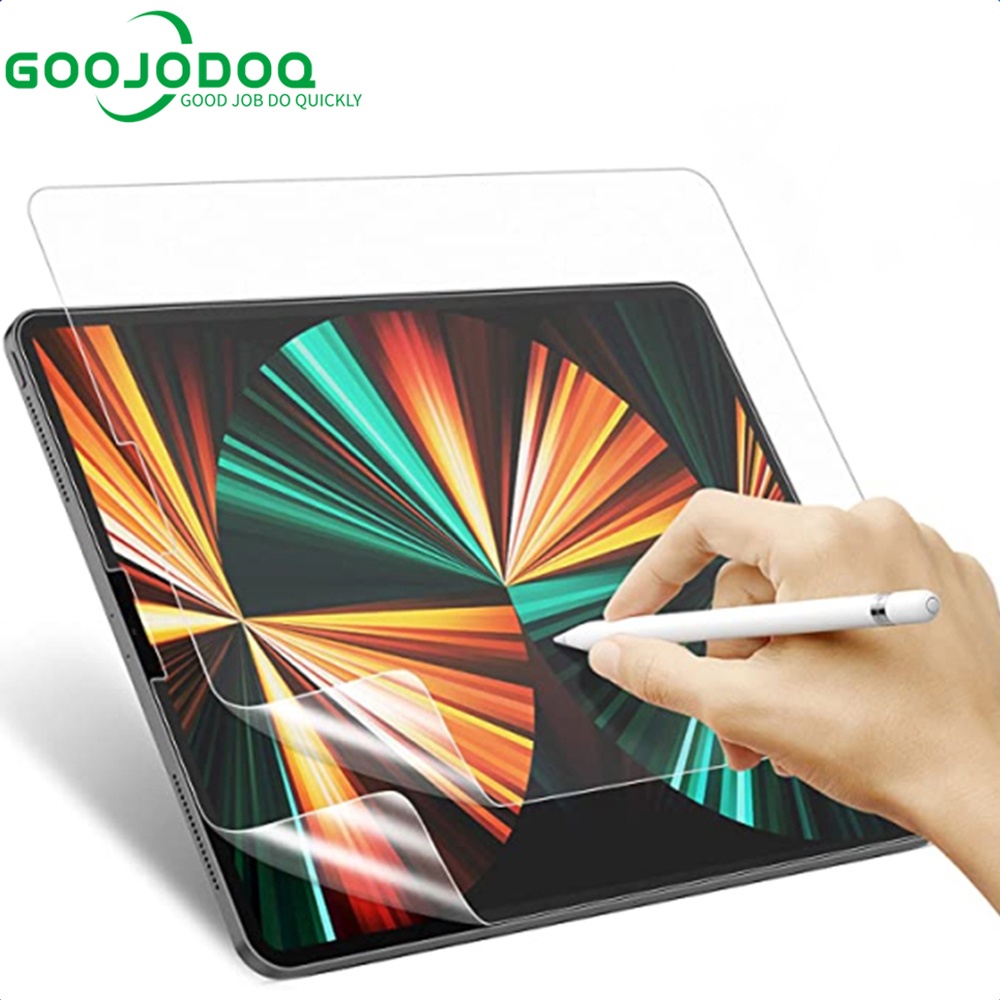 goojodoq paper like screen protector for ipad pro 11 2021 12 9 12 9 for ipad 8th gen ipad air 4 7th 
