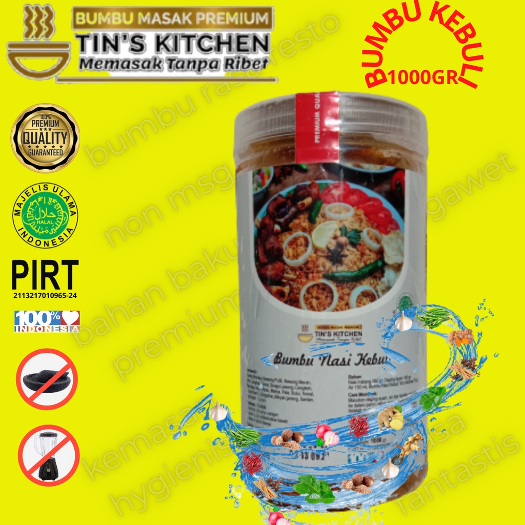 

Bumbu Instan Kebuli 1000GR Tins Kitchen