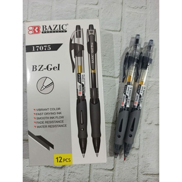 

BZ-gel 17075 BAZIC/ Bulpen Gel cetekan 0.5mm (12pc)