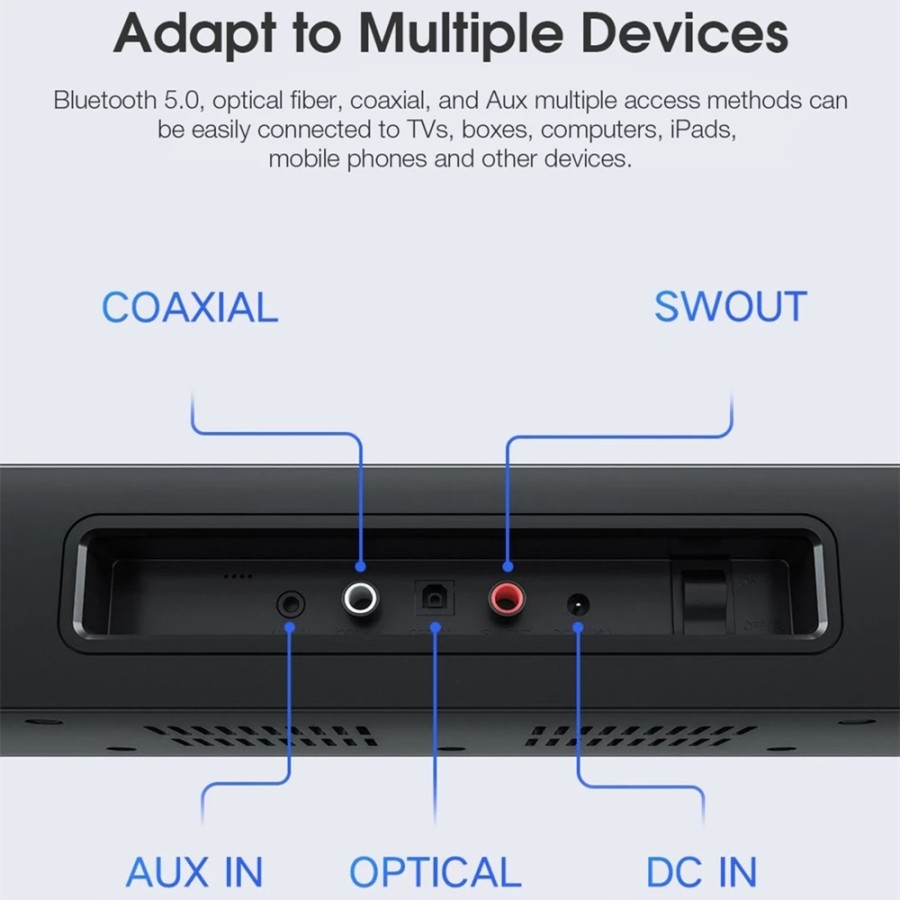 Xiaomi SoundBar TV 2.1 With Subwoofer 100W Sound bar