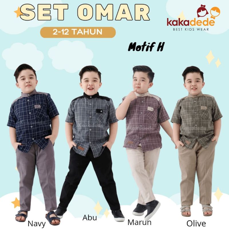 Afsheenastore Koko Omar By Kaka Dede / Ready Size 3