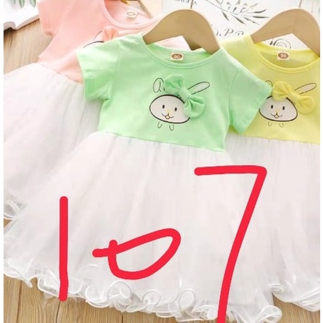 Promo !! Dress anak perempuan import / Dress character uses ribbon Ukuran 1-4th / Dress anak trendy