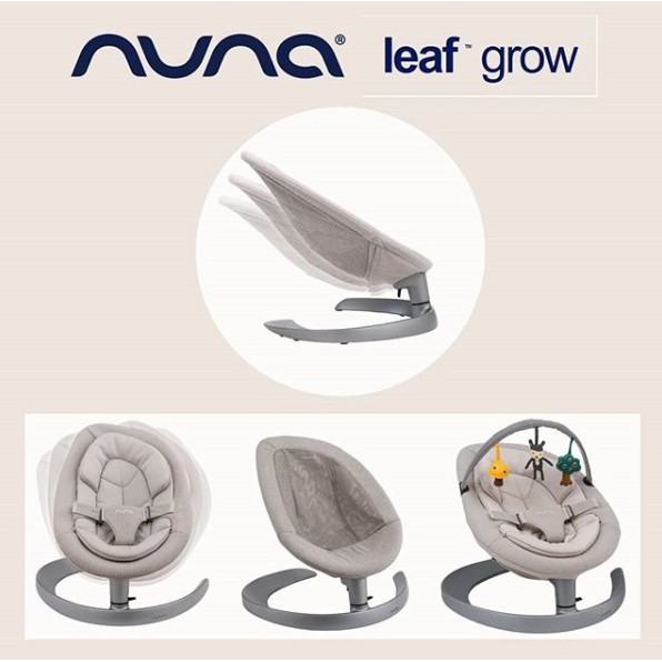 Nuna Leaf Grow dan TOYBAR mainan gantung sudah termasuk