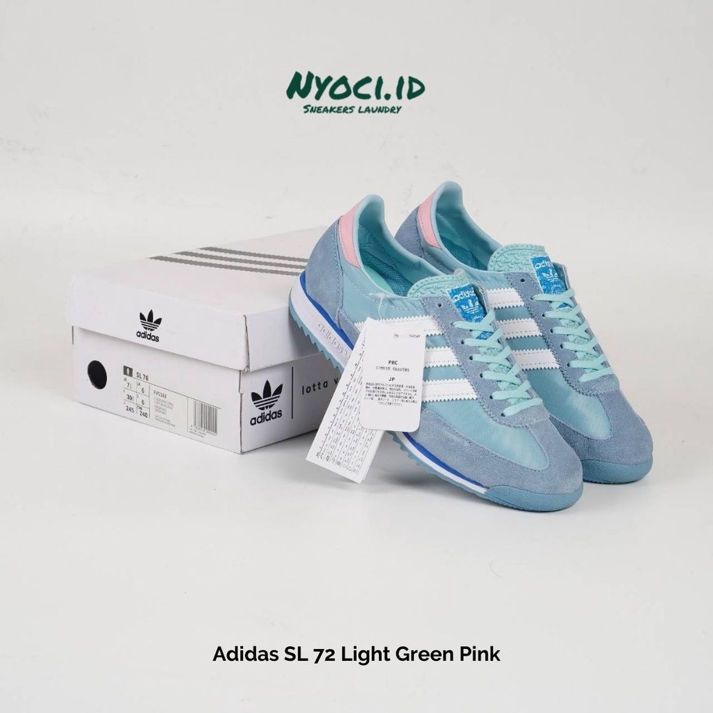 Adidas SL 72 Light Green Pink