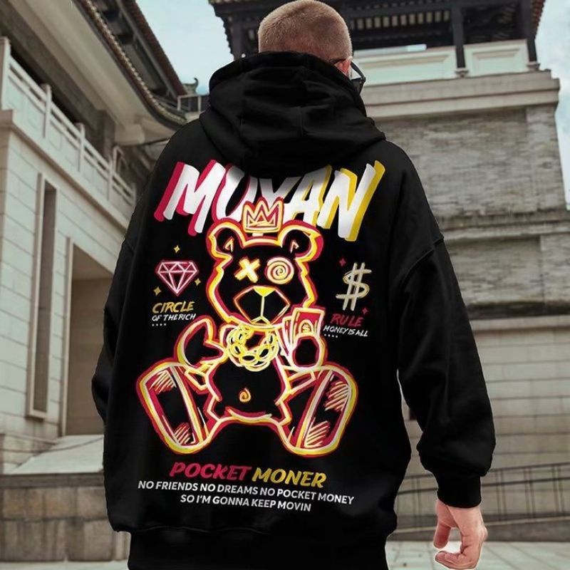 HOODIE DISTRO PANDA MOYAN RIDE BIG SIZE M L XL XXL 2XL 3XL 4XL 5XL HODIE OVERSIZE JUMBO XXL XXXL XXX
