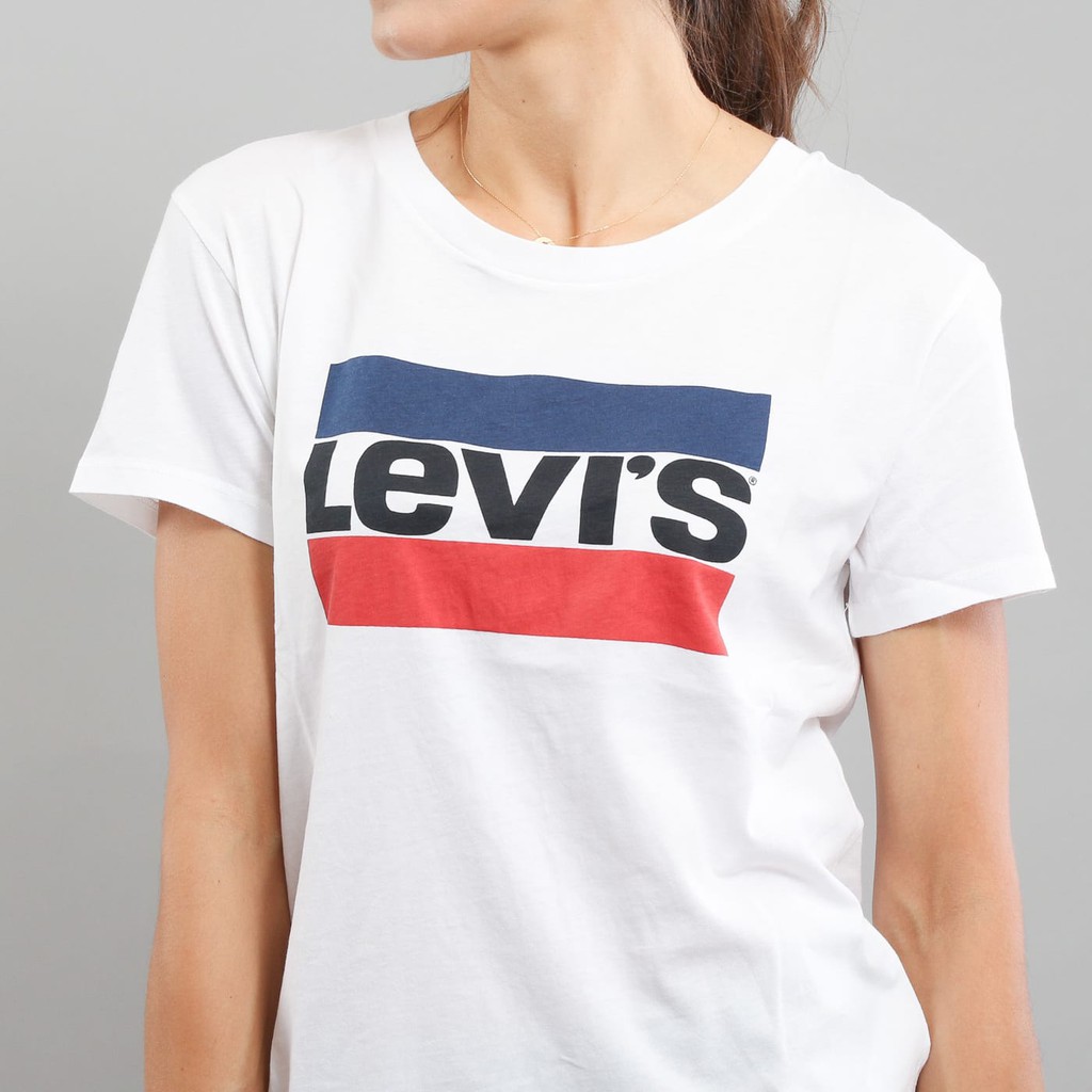 Kaos Levi's | Kaos Cewek | Graphic White | KLW - 09