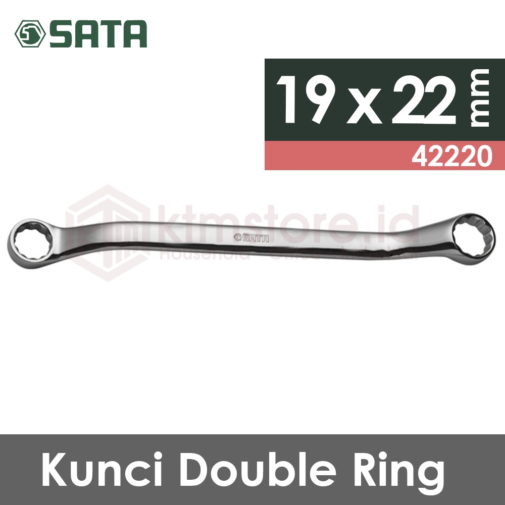 42220 Double Box End Wrench 19 mm x 22 mm