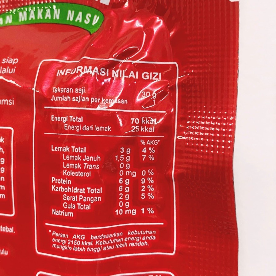 PROTEMIL Teman Makan Nasi Low Kalori - Netto 30 Gram