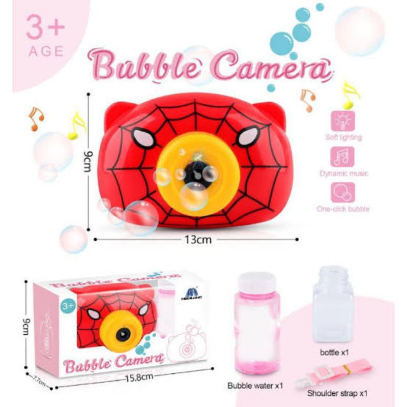 Mainan Anak Bubble Kamera Gelembung / Mainan Bubble Camera