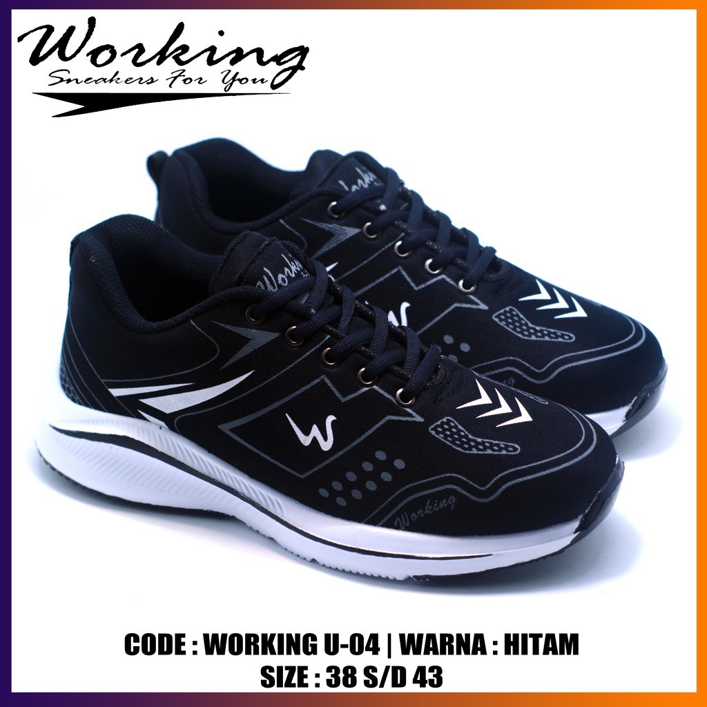 Working Sneakers For You Sepatu Running U-04
