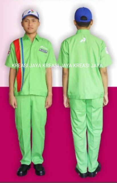SERAGAM SPBU PASTI PRIMA PERTAMINA Baju + Celana