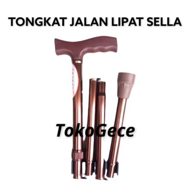 Tongkat Lipat Sella / Tongkat Jalan / Tongkat Lipat Kaki 1 Sella