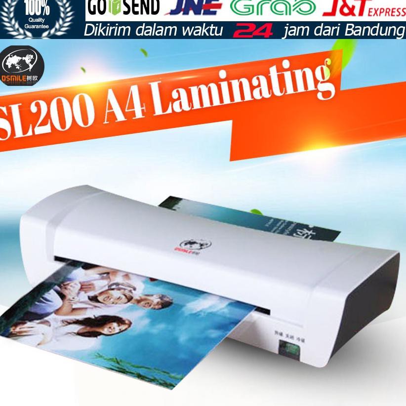 

Osmile SL200 Mesin Laminating Panas / Dingin A4 F4 Thermal Laminator Machine (KODE 818)