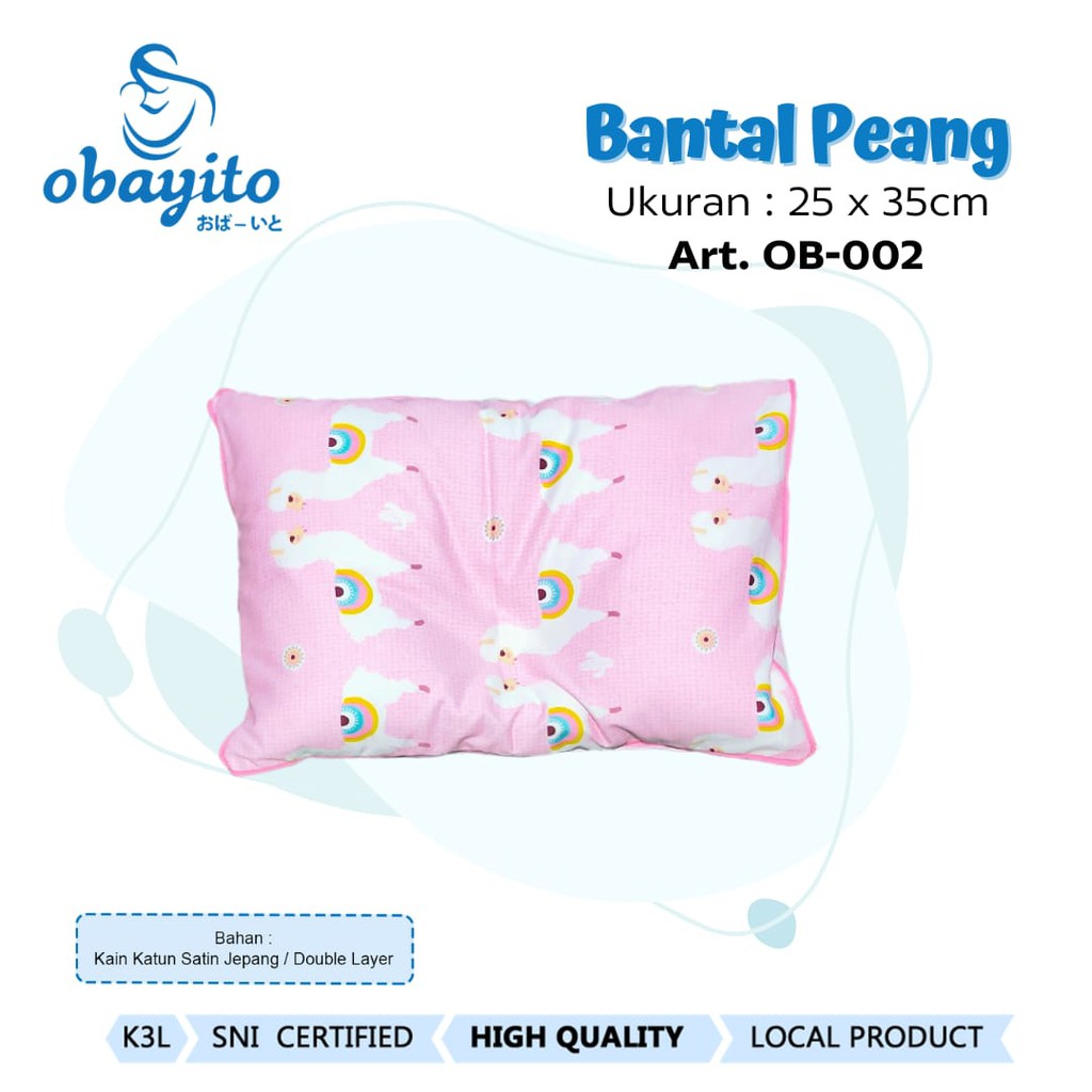 OBAYITO BANTAL PEYANG + SARUNG 25CM X 35 =CM KATUN JEPANG