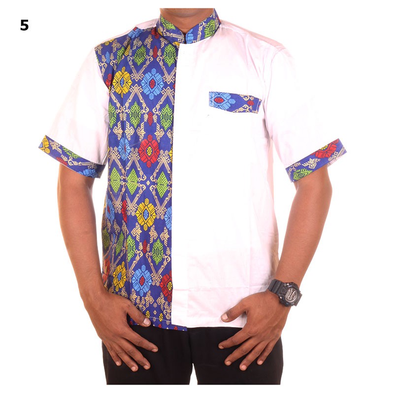 Baju Koko Batik Luqman Motif 7