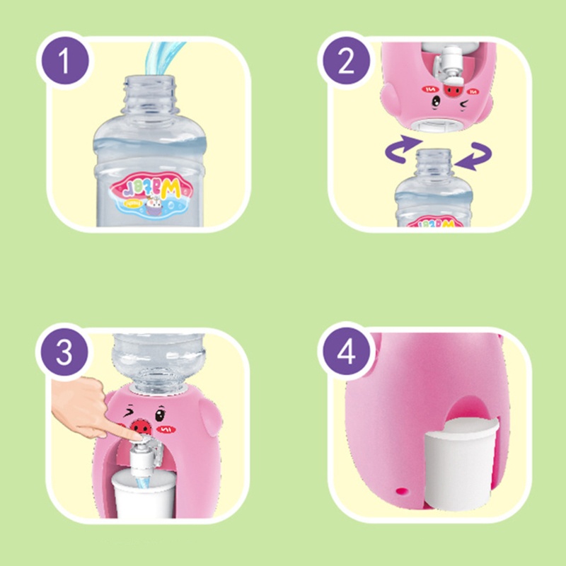 Mary Fun for Play House Tableware Kitchen for Play House Mainan Dispenser Air Minum Mini Mainan Dispenser Air Anak