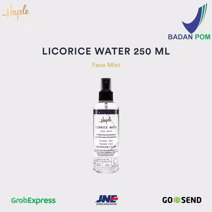 Jual Haple Face mist 100 Pure Licorice Water BPOM 250ml Shopee