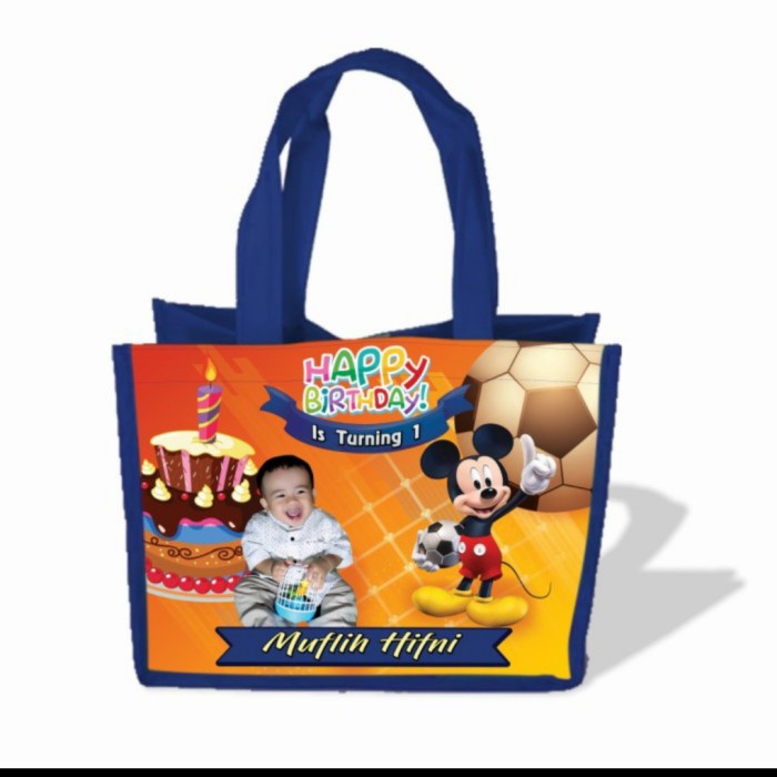 

Tas goodie bag ulang Tahun anak tas souvtenir custom GOODIE BAG CUSTOM ULANGTAHUN ANAK / AQIQAH / SYUKURAN ANAK FREE DESAIN