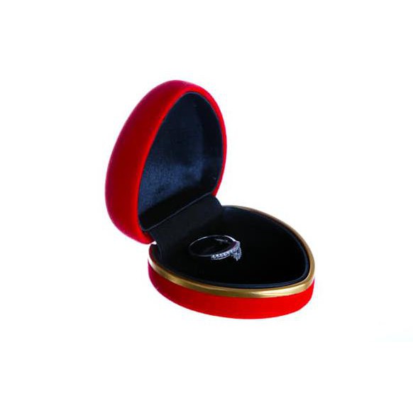 Set Perak Emas Putih Asli - Wg Set 001 + Free Velvet Box