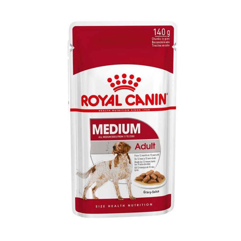 ROYAL CANIN MEDIUM ADULT WETFOOD 140GR