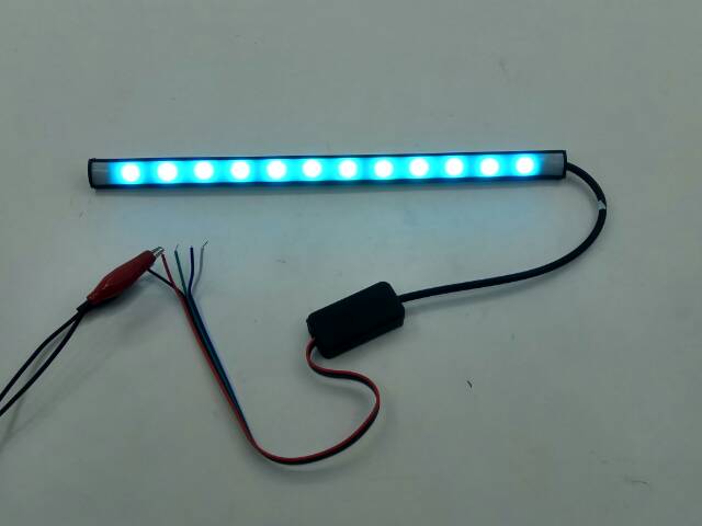 LAMPU PLAT NOMOR MOTOR RGB + BISA SEN RUNNING