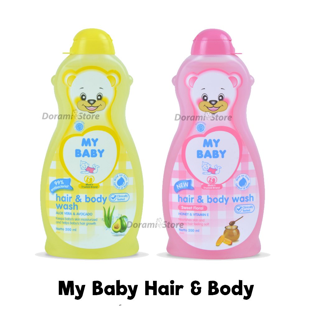 My Baby Hair & Body Wash 200 ml / Sabun dan Shampoo Bayi