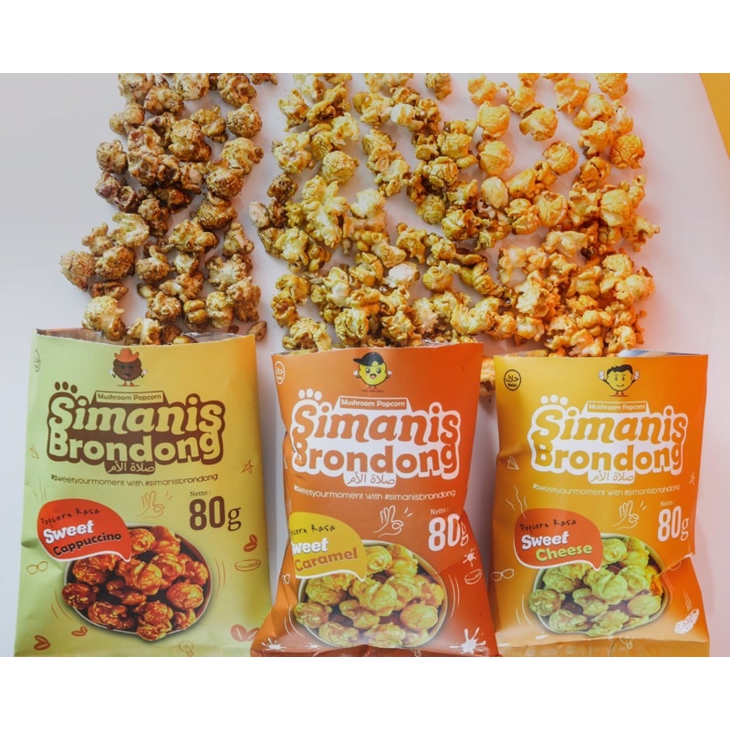 

Mushroom Popcorn “SIMANIS BRONDONG”Popcron Ala Bioskop