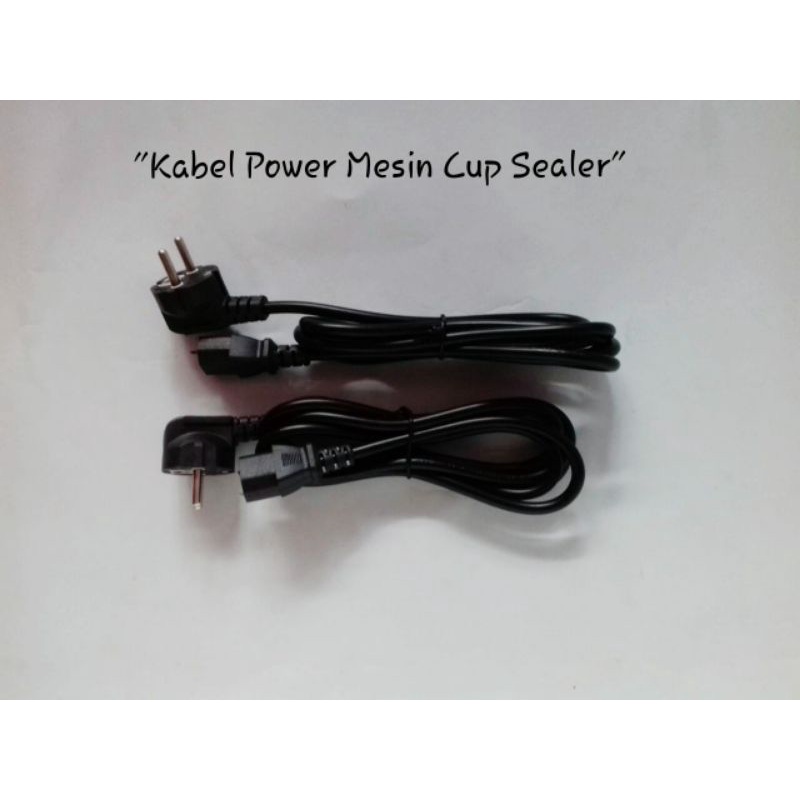 2 Pcs Kabel Power Spare Part Suku Cadang Aksesoris Asesoris Mesin Cup Sealer Siler Seler Pres Press 