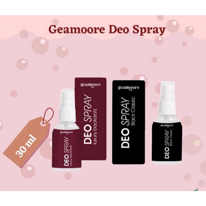 GEAMOORE CHINGU ZREY DEO SPRAY WITH TAWAS EXTRACT PENGHILANG BAU KETIAK KERINGAT X YEPPU YEPPU BY KIYOWO DEOSPRAY PARFUM DEODORANT