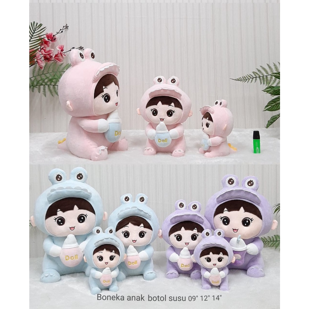 Boneka Soft Anak Botol Susu Uk. 14 (B-SABS14)