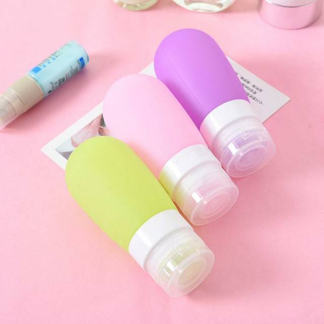 silicone travel bottles / botol tabung silicone