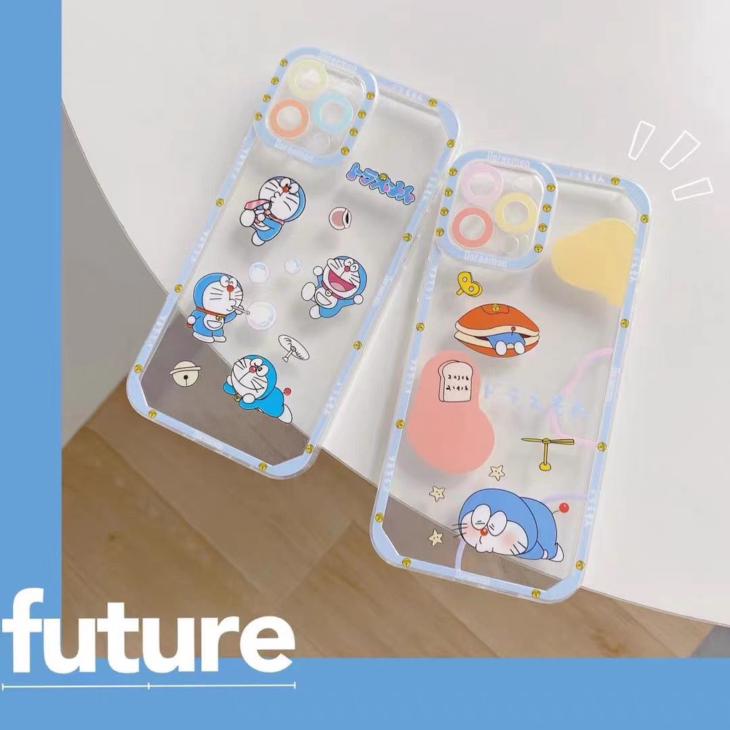 FH26 Softcase Protection case Doraemon Xiaomi Redmi 9 Prime 9A 9i 9C 9T Note 8 Pro 9 Poco M3 X3 Pro, Samsung A02/M02 A02s/M02s A10 A10s A11/M11 A12 A20/A30/M10s A20s A21s A50 A50s A30s J2 Prime