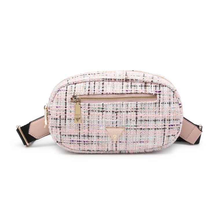 [BACA DESKRIPSI] CKBAGS - TAS WANITA GUESSS GS WAIST BAG WB TAS PINGGANG TAS DADA CESSILY TWEED RAJUT IMPORT PREMIUM #3054