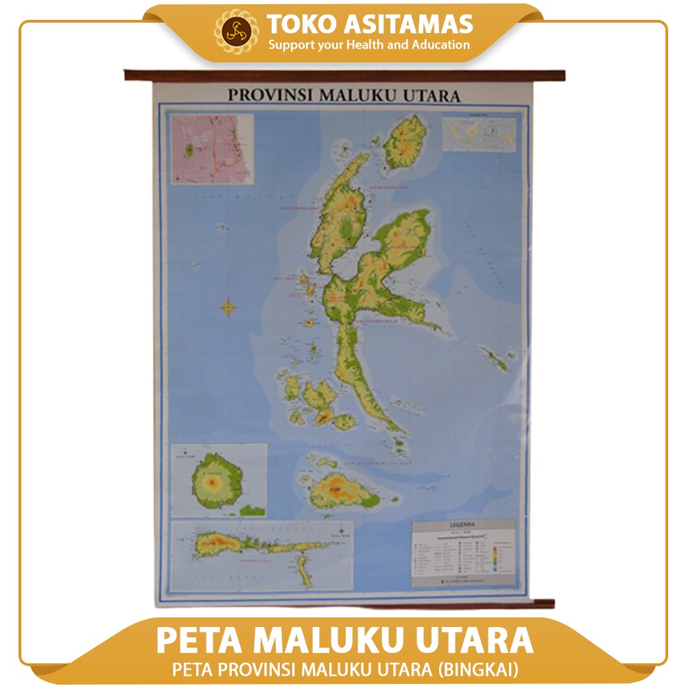 

Peta Provinsi Maluku Utara (Bingkai)