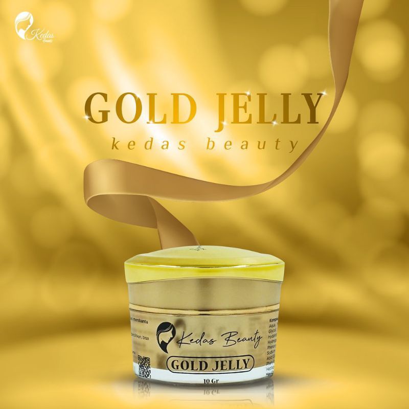 GOLD JELLY KEDAS BEAUTY KEMASAN BARU 100% original RESELLER RESMI