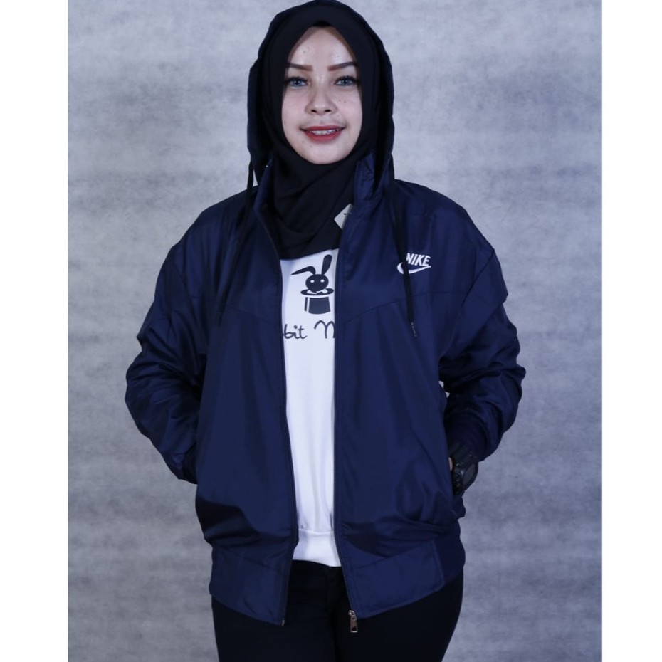 Jaket Parasut Nike windrunner pria wanita size L XL XXL XXXL