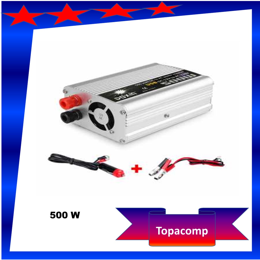 Inverer 500w Inveter 500 w Car Power Inverter DC 12V to AC 220V 500W