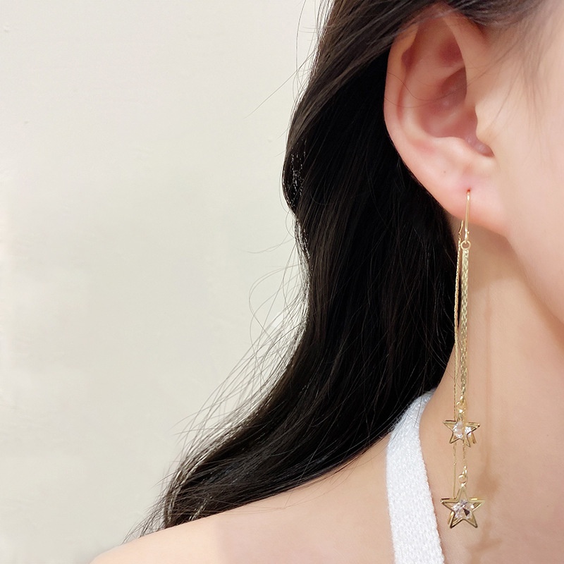 Anting AT231 Tembaga Lapis S925 , Unik Lucu Keren Fashion Wanita Elegant /Deluna/ BS