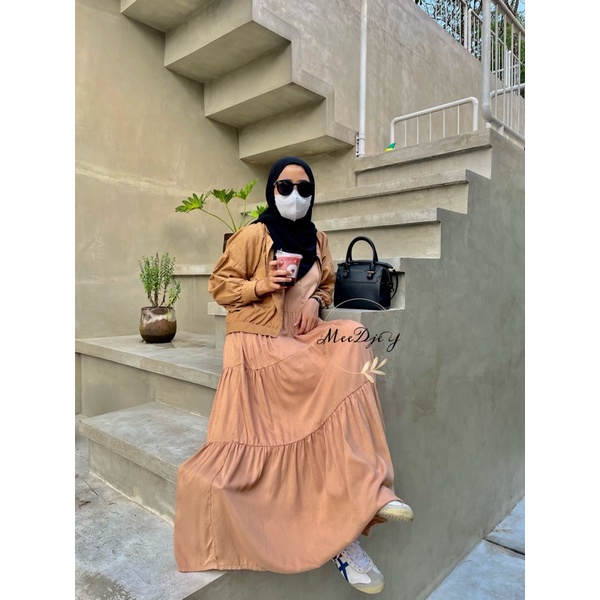 BELVA FLOWY DRESS/SLEEVELESS DRESS MAXI DRESS-5