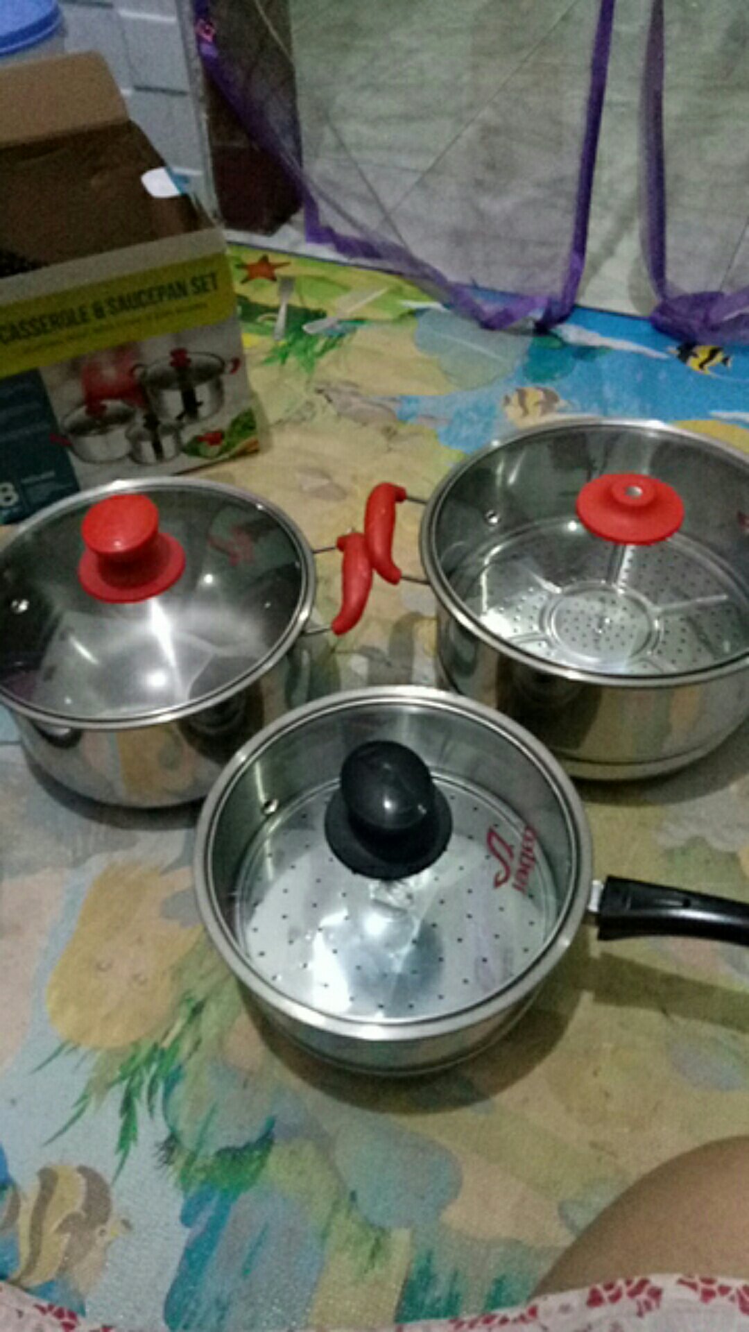 Panci Kukus Set Steamer Stainless 12pcs Jagoo Serbguna