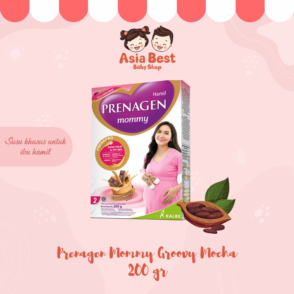 PRENAGEN MOMMY MOCCA 200 GR/susu ibu hamil