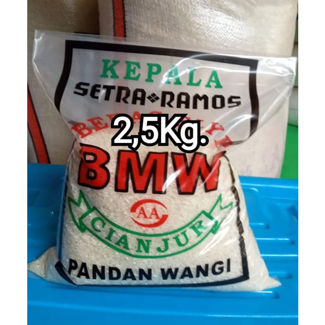 

BERAS SETRA RAMOS CAP BMW CIANJUR 2,5KG PULEN