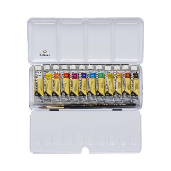 

Rembrandt Watercolour metal tin set Portrait Colour Selection | 12 x 10 ml tubes