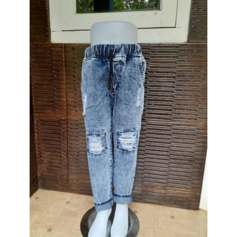 celana jeans anak distro bahan tebal,5-10 tahun