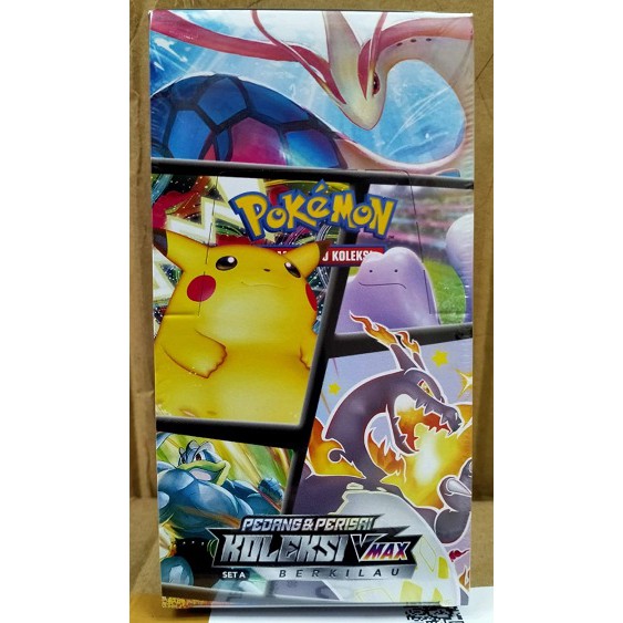 Kartu Pokemon TCG Booster Box 7A Seri 7 Set A SC3a1 Pedang dan Perisai Koleksi VMax Berkilau